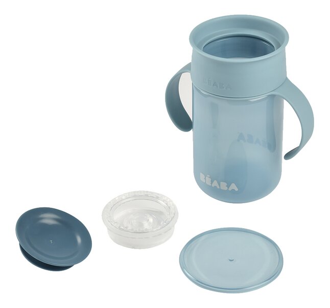 Béaba Gobelet d'apprentissage 360° bleu 340 ml