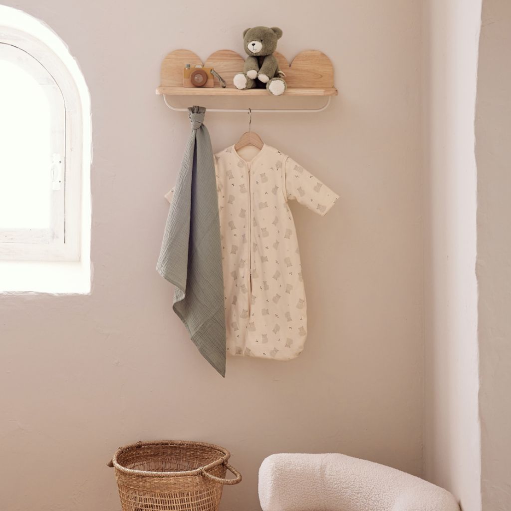 Noukie's Winterslaapzak Fluffy & Orso TOG 2,0-3,5 Beige 70 cm