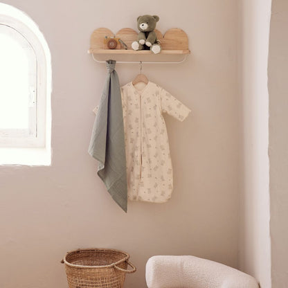 Noukie's Winterslaapzak Fluffy & Orso TOG 2,0-3,5 Beige 70 cm