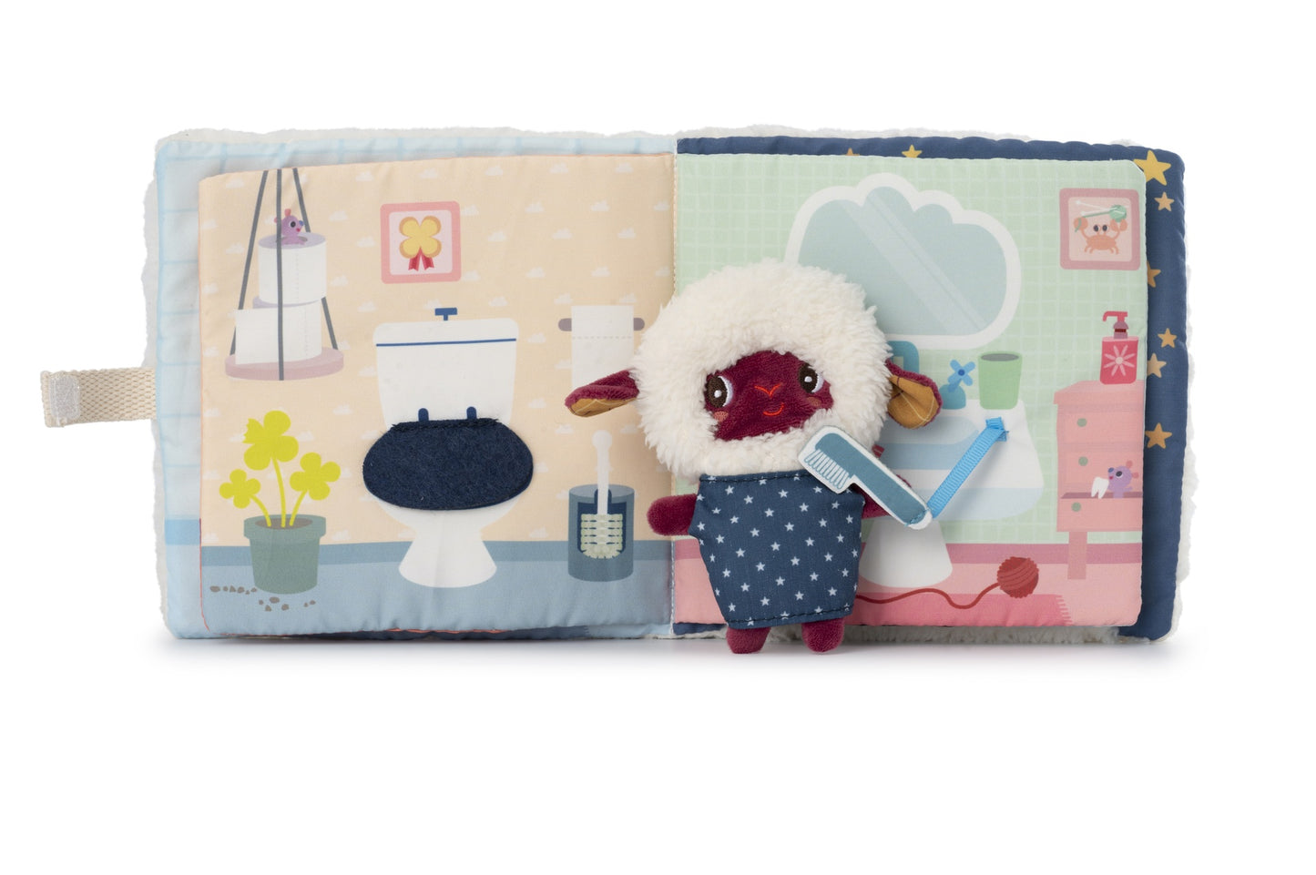 Lilliputiens Livre en tissu "Bonne nuit Yvon"