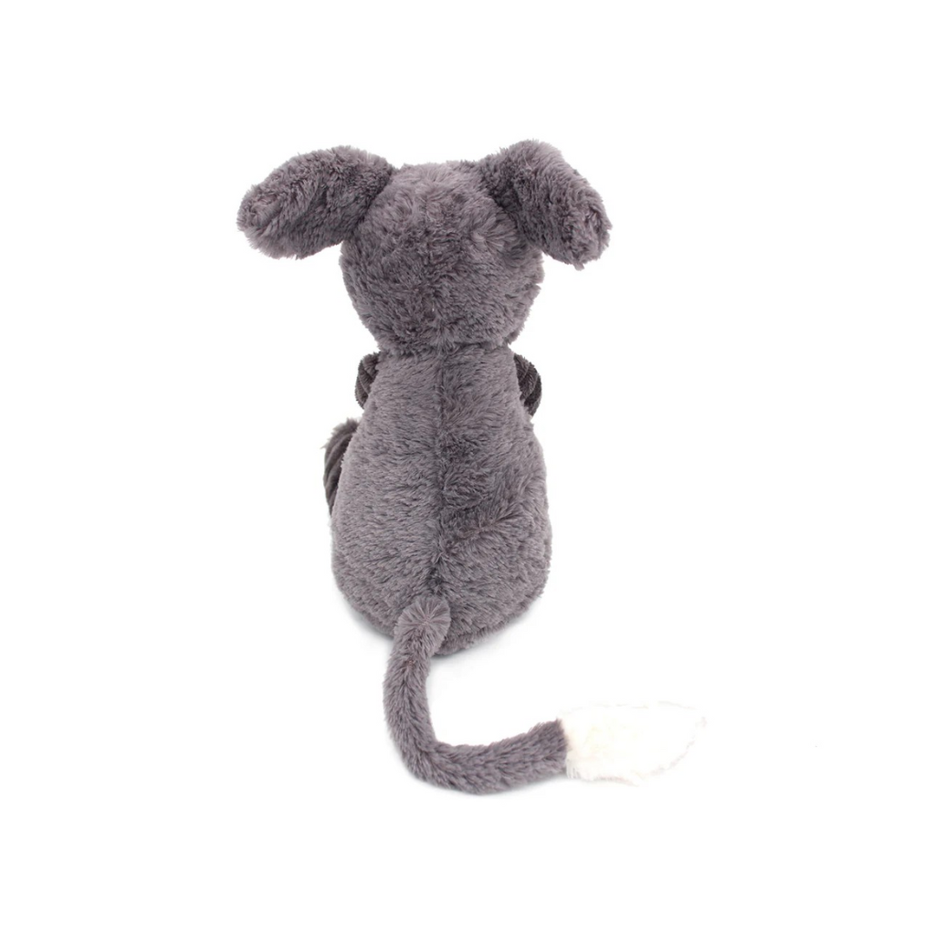 Les Déglingos Knuffel Poitou Donkey Mom & Baby Grey Ptipotos