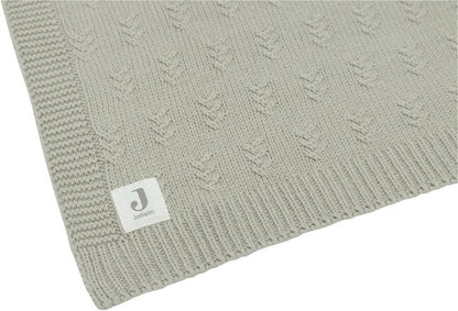 Jollein Couverture pour berceau ou parc Grain Knit Olive Green