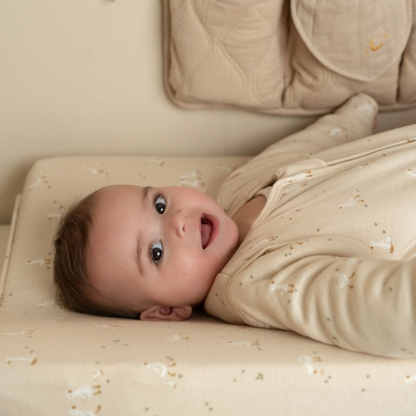 Little Dutch Winterslaapzak Newborn Naturals Little Goose TOG 2,6 Beige 90 cm
