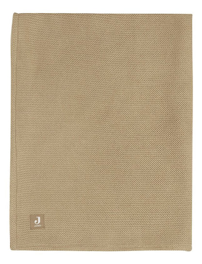 Jollein Deken voor wieg of park Basic knit Biscuit