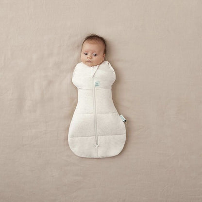 Ergopouch Inbakerzak / Winterslaapzak Cocoon TOG 2,5 Oatmeal Marle 70 cm