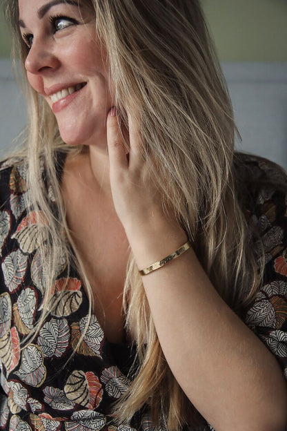 Proud Mama Bracelet Bangle argenté