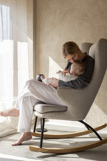 Quax Fauteuil à bascule De Luxe Clay