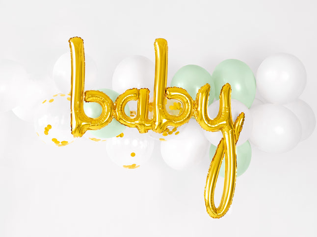 JEP! Folieballon Hello Baby Girl Gold