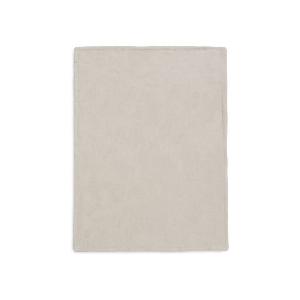 Jollein Couverture pour lit Box Knit Warm Sand/Velvet 100 x 150 cm