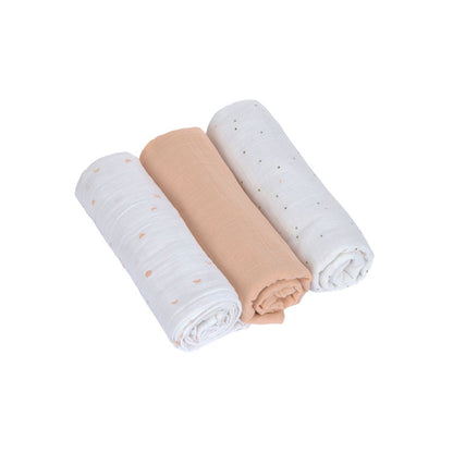 Lässig Tetradoek Moon Peach - 3 stuks