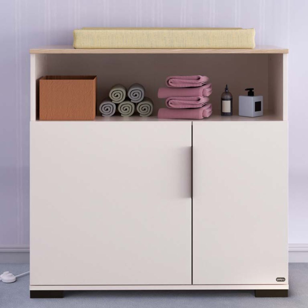 Yuny Commode avec rallonge Suzie Off-White
