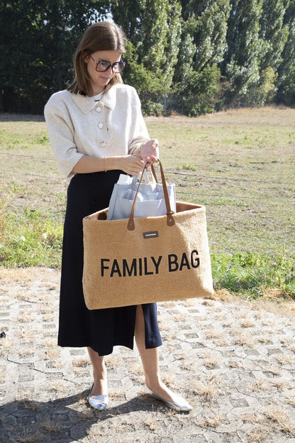 Childhome Sac à langer Family Bag teddy brun