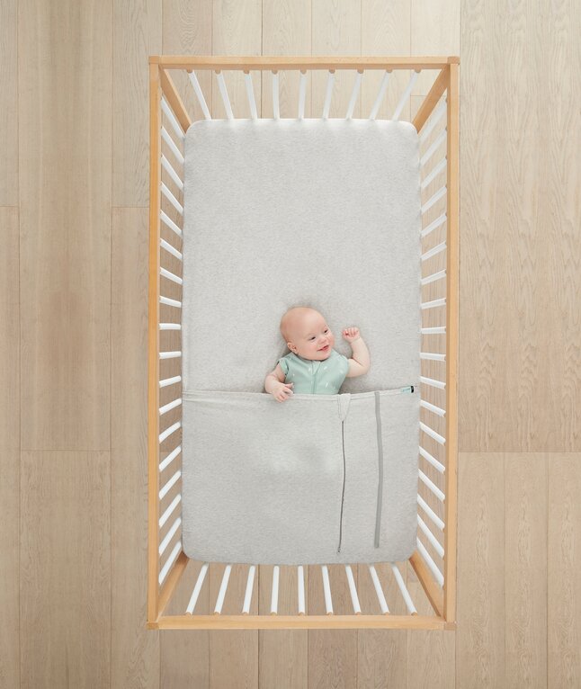 Ergopouch Couverture d'emmaillotage pour lit Grey Marle