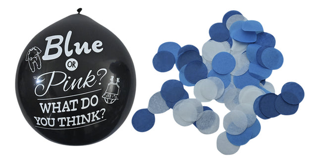 HAZA Witbaard Ballon Gender reveal Boy 60 cm