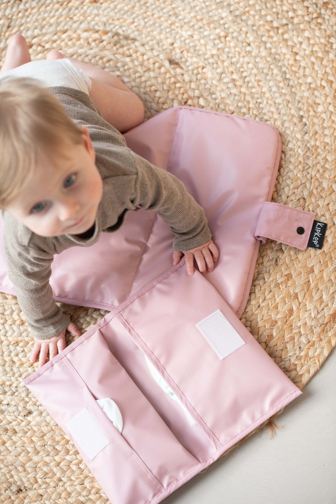KipKep Matelas à langer + étui Nappers violet
