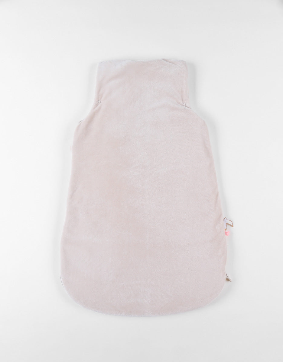 Noukie's Winterslaapzak Bali, Moka & Snow TOG 2,0-3,5 Beige 70 cm
