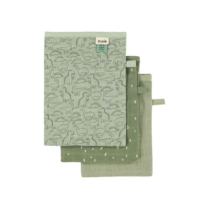 Trixie Washandje Tetra Daring Dino B 14 x L 20 cm - 3 stuks