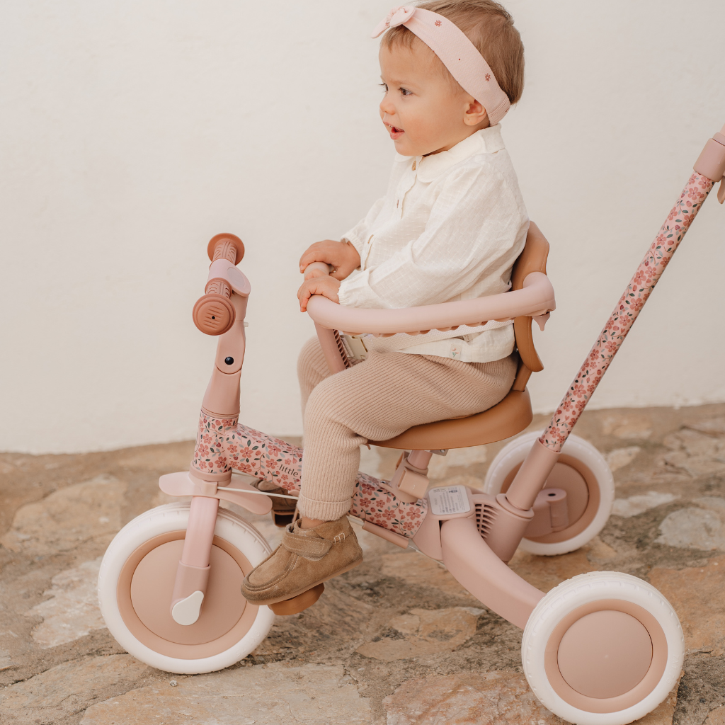 Little Dutch Kinderfiets 4-in-1 Fairy Floral
