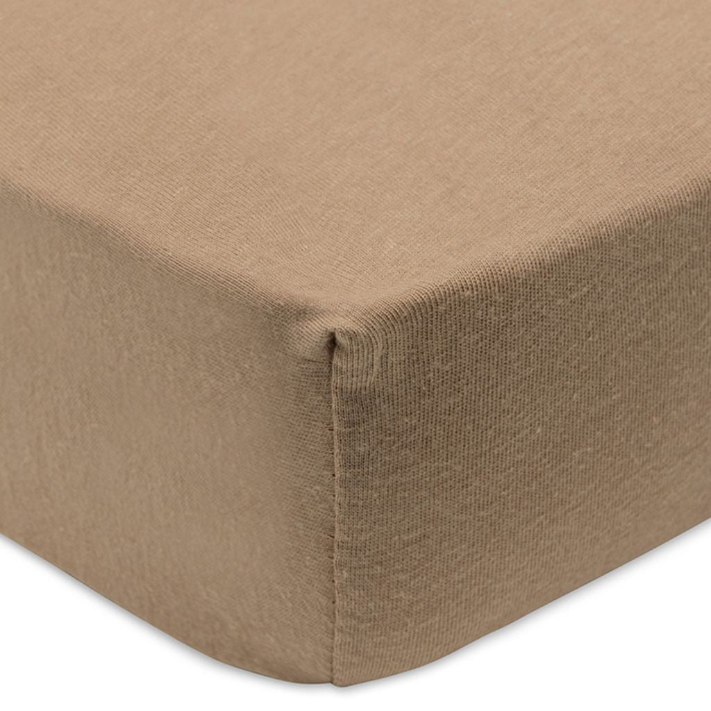 Jollein Hoeslaken Wild Rose/Biscuit B 60 x L 120 cm - 2 stuks