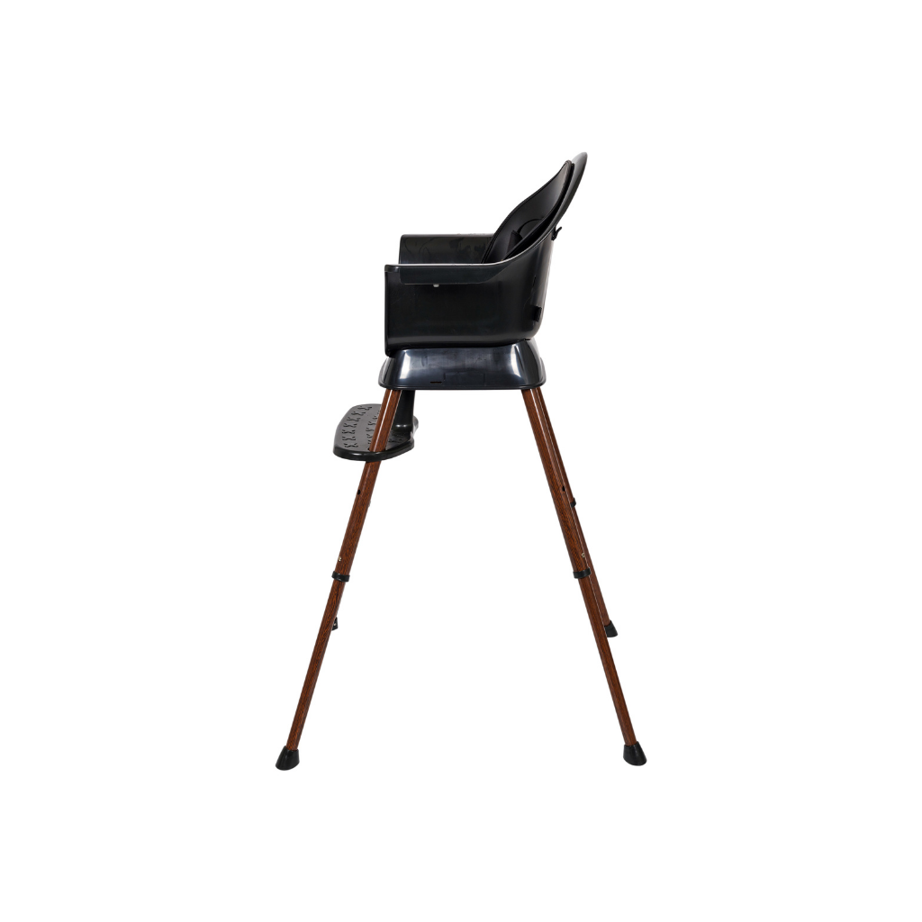 Quax Eetstoel evolutief Ultimo 3 Luxe Black/Walnut