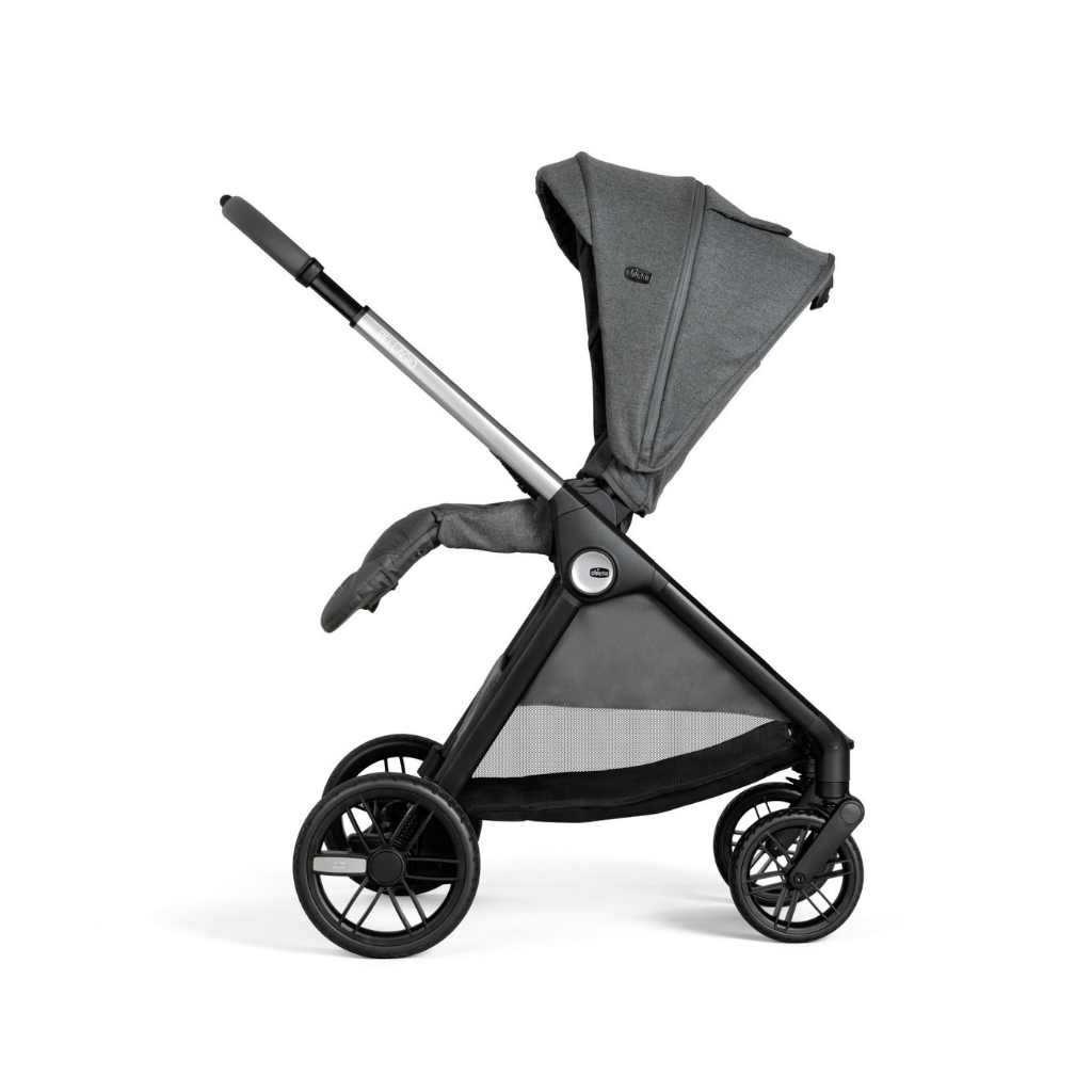 Chicco Poussette Bellagio + nacelle + siège-auto + siège-auto BI-seat Black satin
