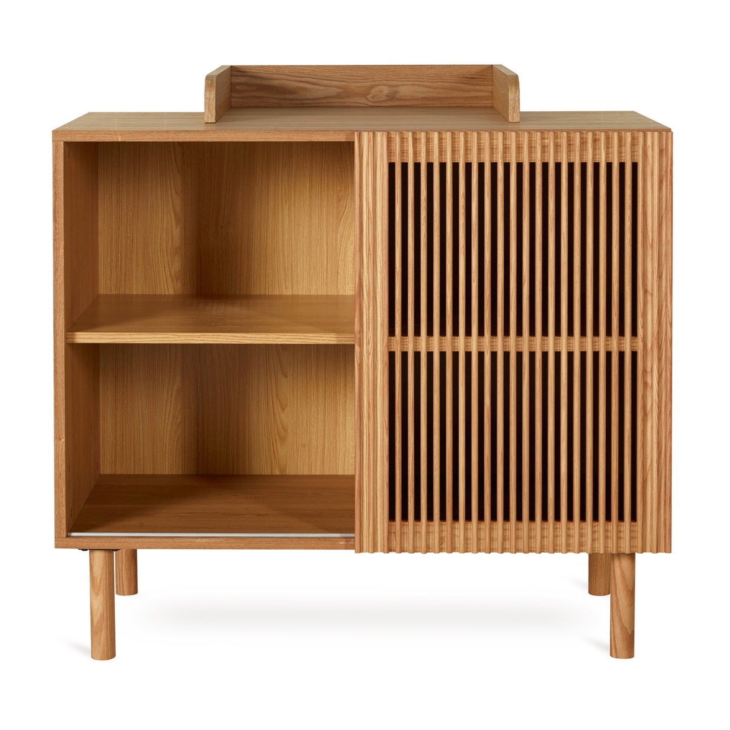 Quax Chambre de bébé 3 pièces (lit L 140 x Lg 70 cm + commode avec rallonge + armoire 2 portes) Hai No Ki Natural Ash 