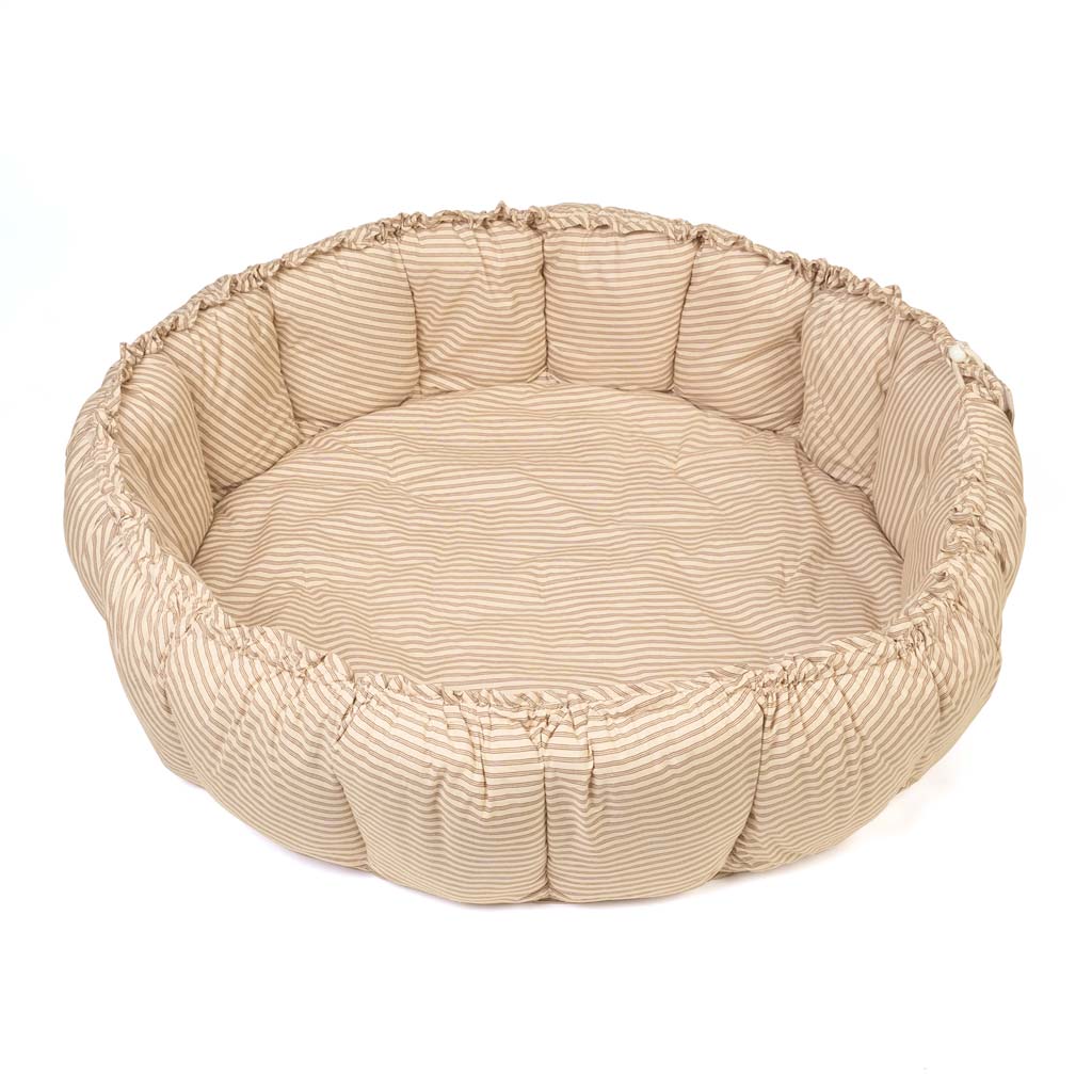 Play and Go Coco Stripes brown organic babymat 130 cm