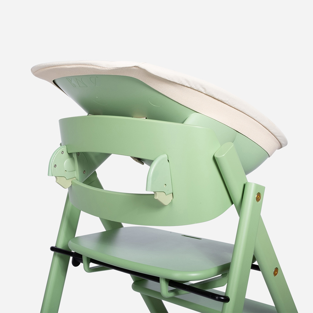 KAOS Zitje voor eetstoel Newborn Klapp groen