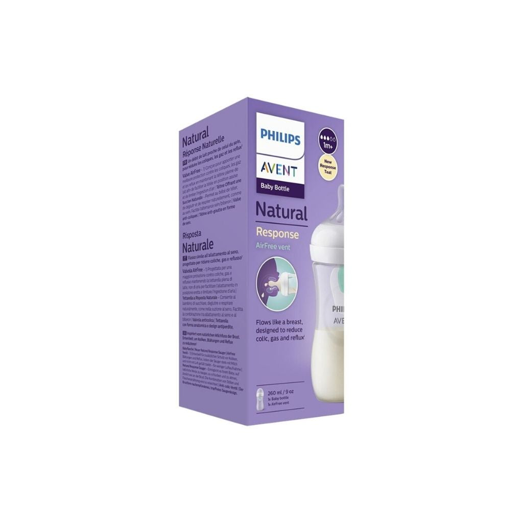 Philips AVENT Biberon Natural Response AirFree transparent 260 ml