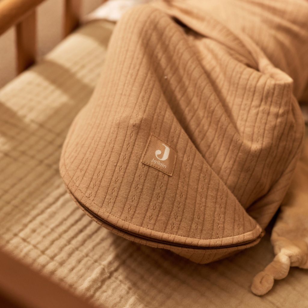 Jollein Couverture d'emmaillotage Wrapper Ajour TOG 0,5 Biscuit 55 cm