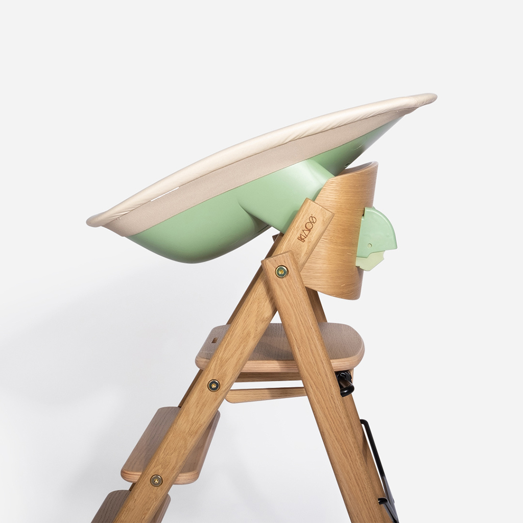 KAOS Zitje voor eetstoel Newborn Klapp groen