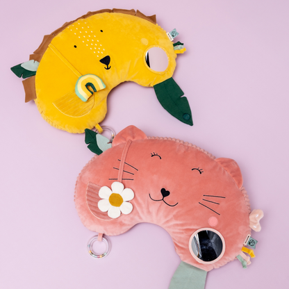 Trixie Baby Tummy time kussen Mr. Lion geel