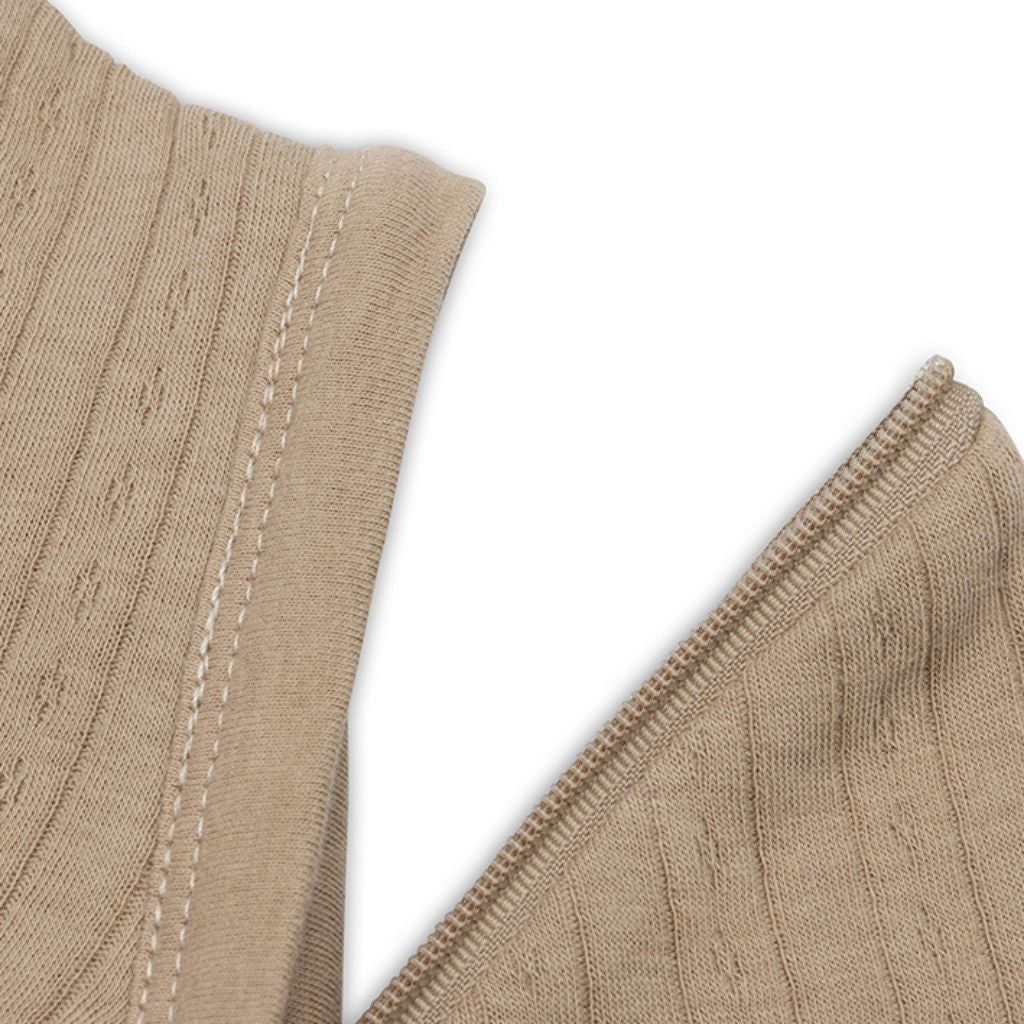 Jollein Sac de couchage d'été Ajour TOG 0,5 Biscuit 90 cm