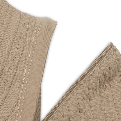 Jollein Sac de couchage d'été Ajour TOG 0,5 Biscuit 90 cm