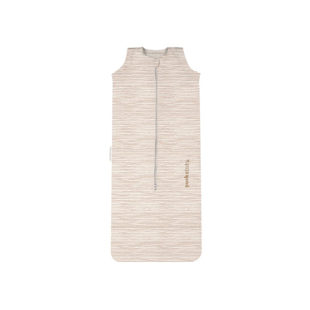 Puckababy Sac de couchage 4 saisons Stripes TOG 0,25-2,5 Hazel 100 cm
