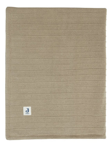 Jollein Deken voor bed Pure Knit Velvet Biscuit