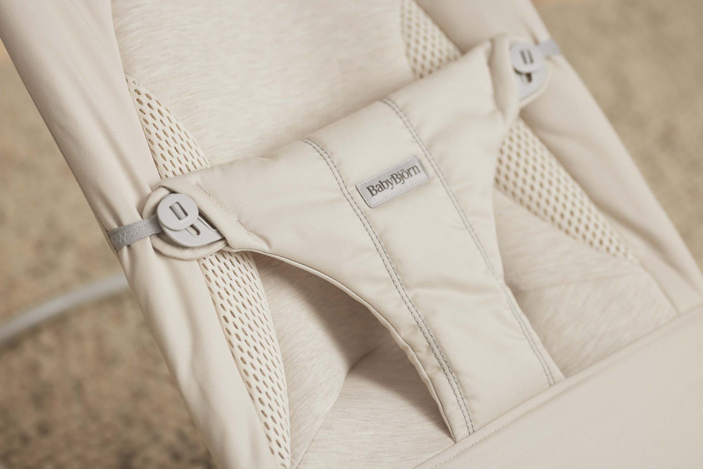 BabyBjörn Relax Balance Soft Lichtbeige Jersey Tri Fabric