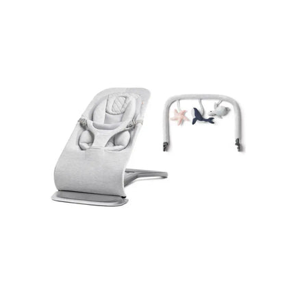 ERGObaby Relax + speelboog Evolve Light Grey