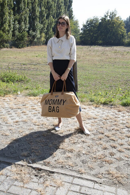 Childhome Sac à langer Mommy Bag teddy brun