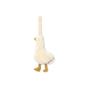 Little Dutch Fopspeendoekje Newborn Naturals Little Goose Wit