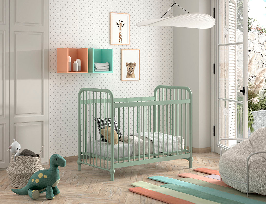 Jaxx Babybed L 120 x B 60 cm Bronxx Olive Green