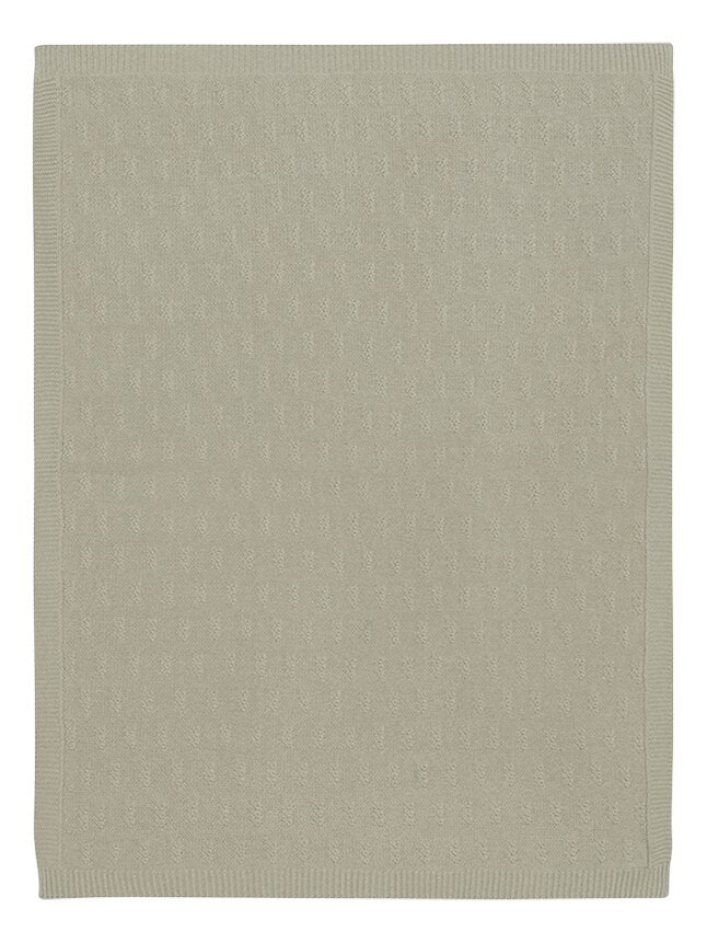 Jollein Couverture pour berceau ou parc Grain Knit Olive Green