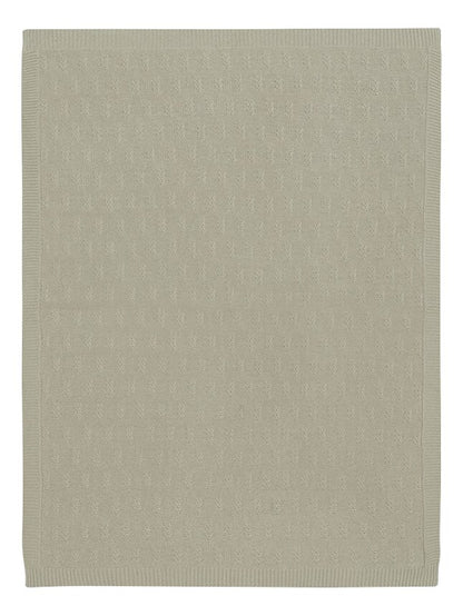 Jollein Couverture pour berceau ou parc Grain Knit Olive Green