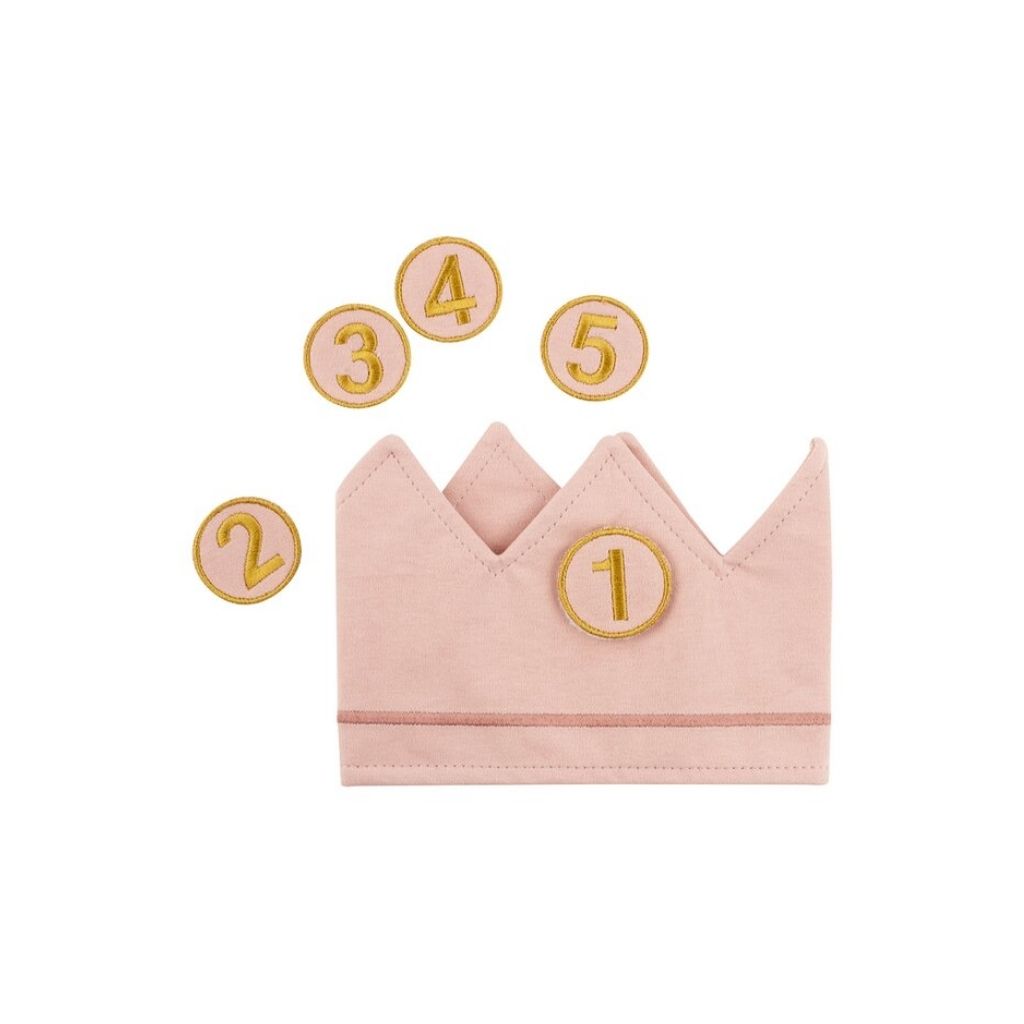 Dreambee Couronne d'anniversaire Essentials de 1 à 5 ans rose