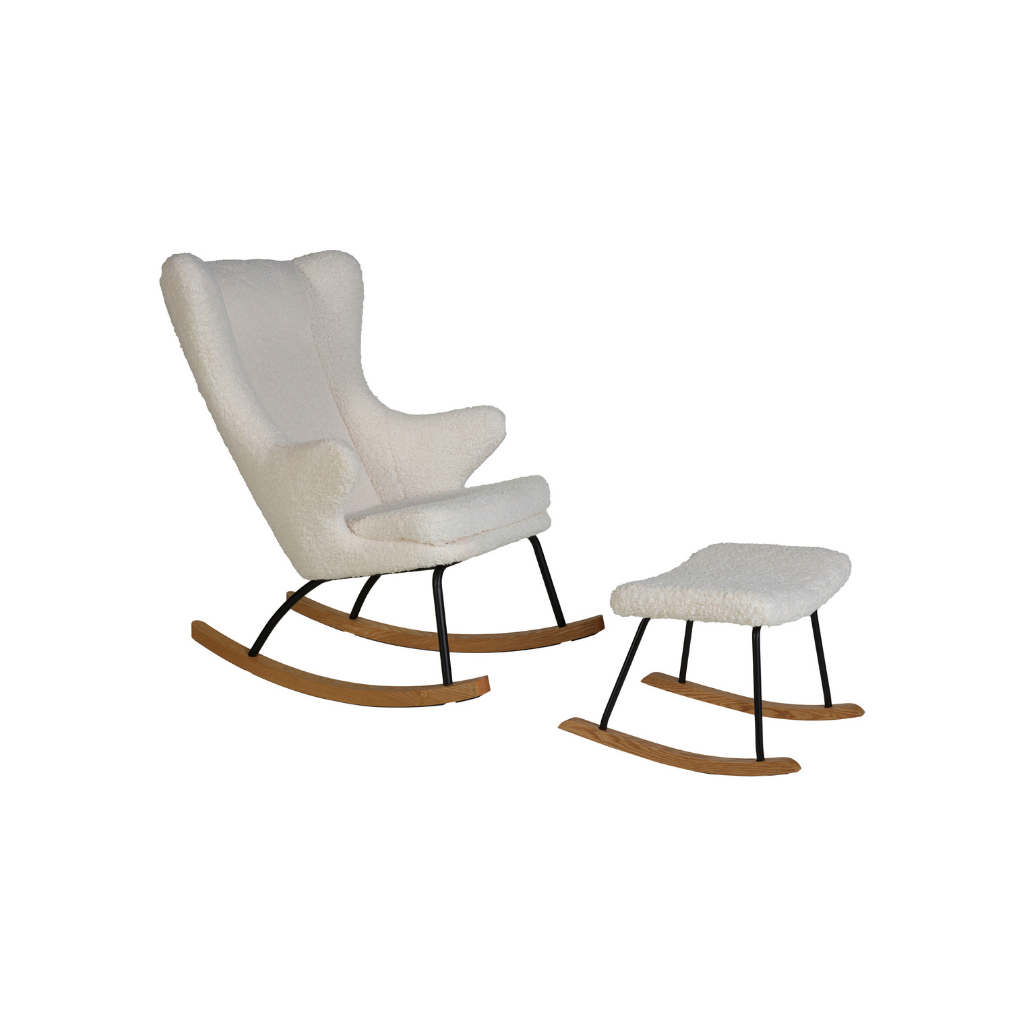 Quax Schommelstoel Rocking Chair De Luxe Adult Teddy Limited Edition