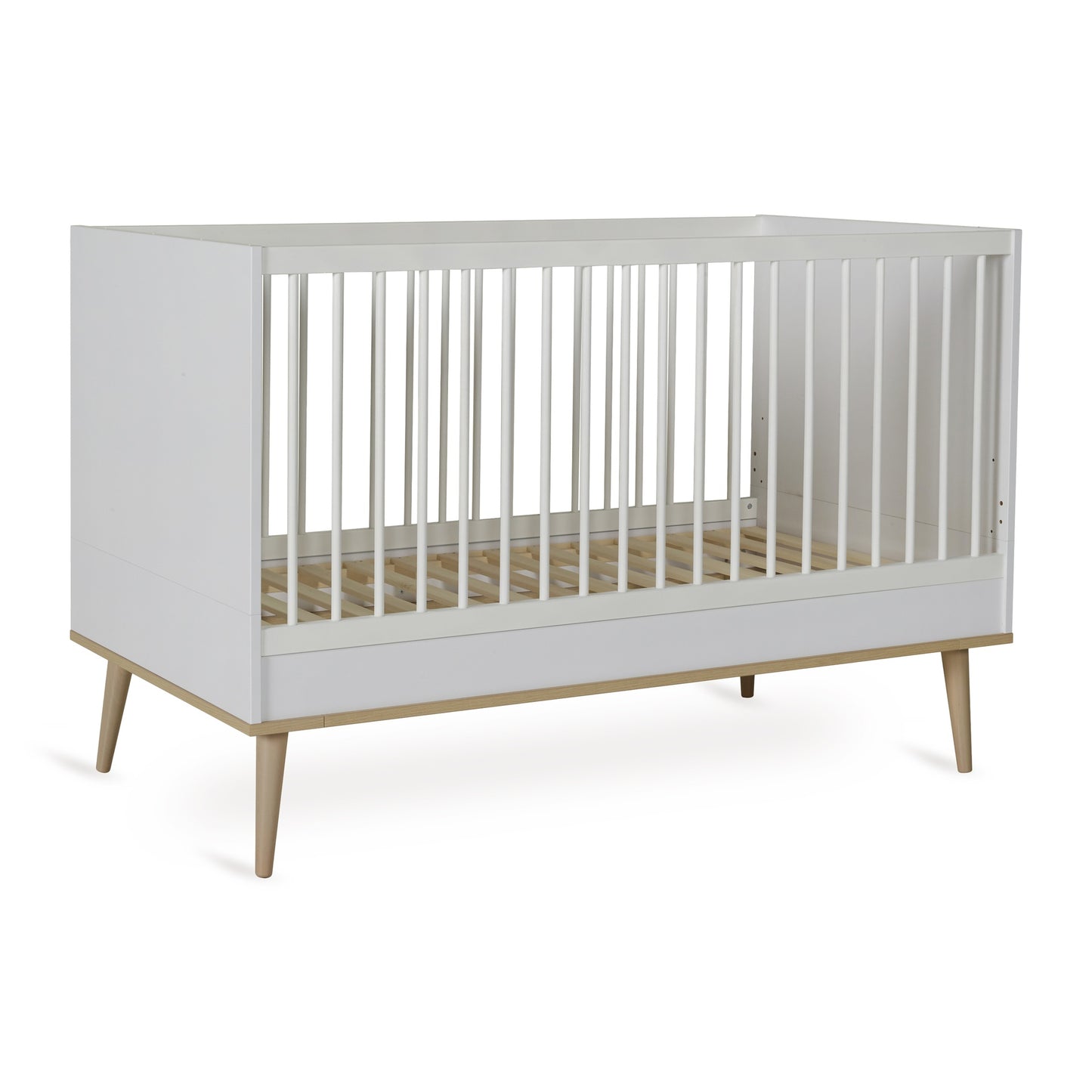 Quax Lit Enfant Flow Lit évolutif Lg 70 x L 140 cm White